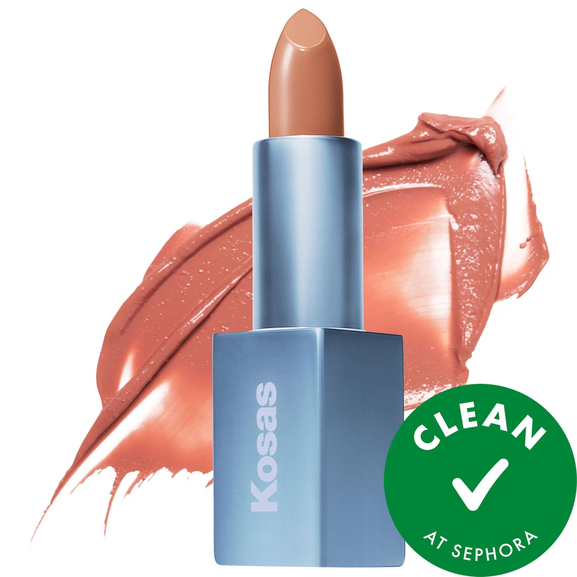 Weightless Lip Color: Nourishing Satin Lipstick with Mango, Cocoa & Rosehip Oil - Hydrating, Cruelty-Free, Smooth Lips