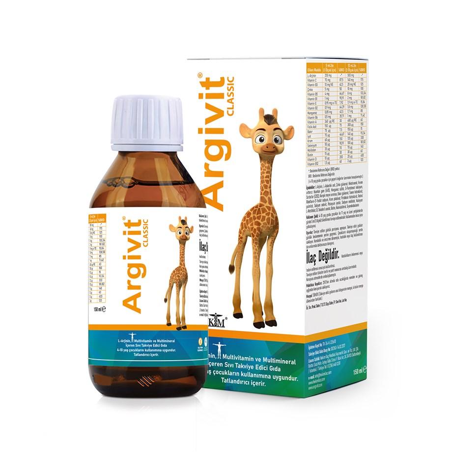 Argivit Multivitamin Syrup - Boosts Overall Health & Fills Nutritional Gaps - 150ml