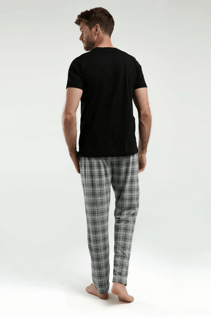 Arnetta AR3350 Men's Pajama Set Classic Comfort Black