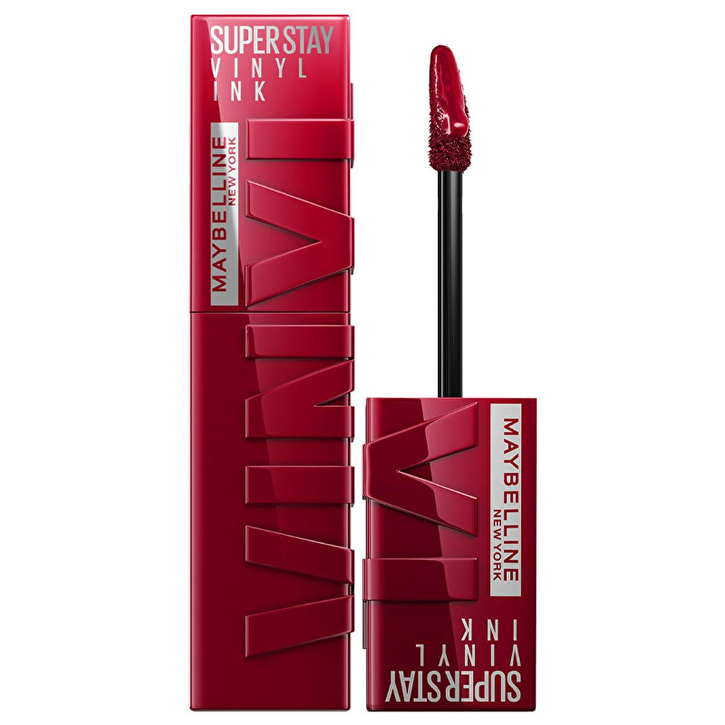 Maybelline New York Super Stay Vinyl Ink Liquid Lipstick - Long-Lasting High Shine Finish, 55 Royal
