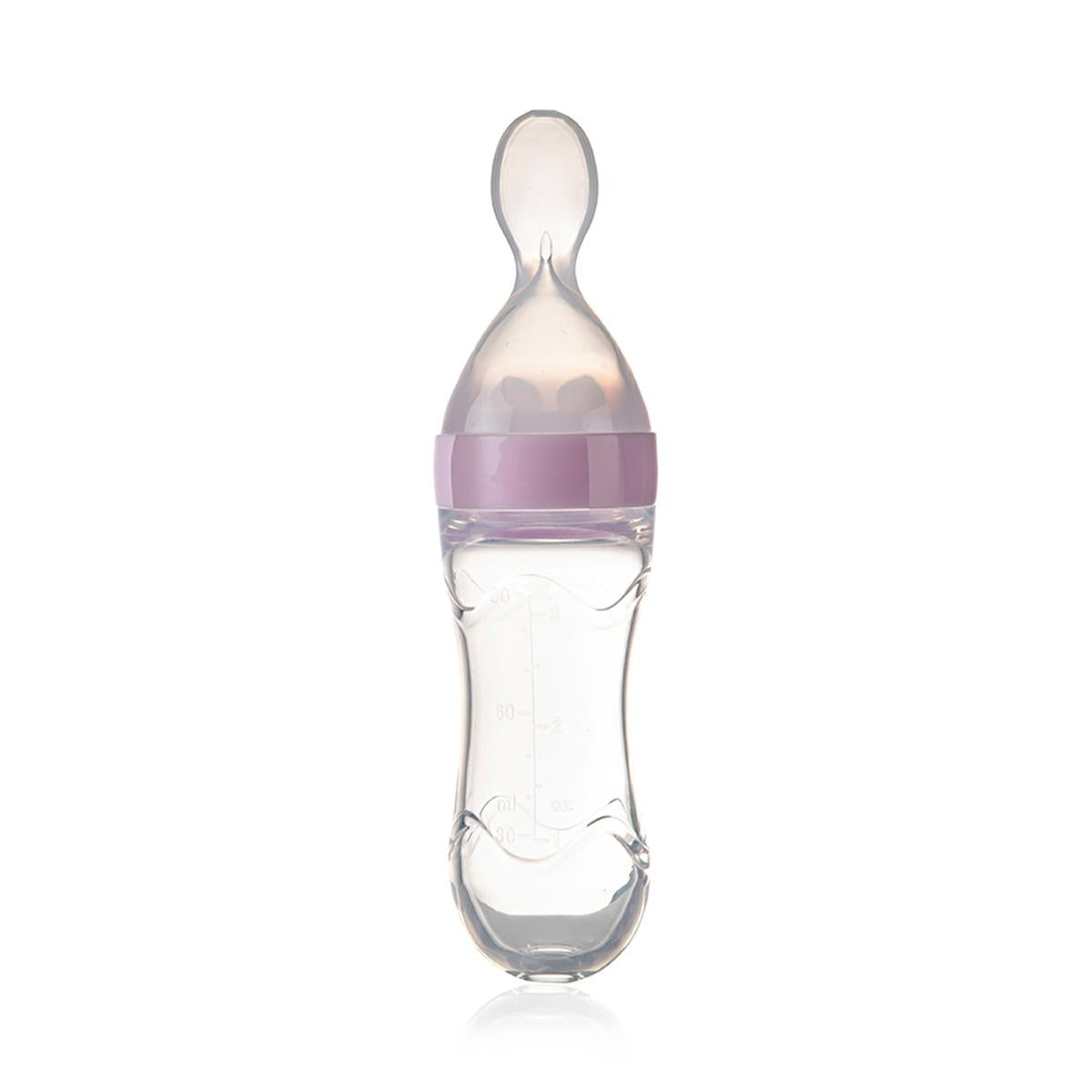 Babyjem Baby Squeeze Spoon - BPA-Free, One-Handed Feeding, Silicone Baby Feeding Utensils, Baby Feeding Accessories, Baby Feeding Spoon