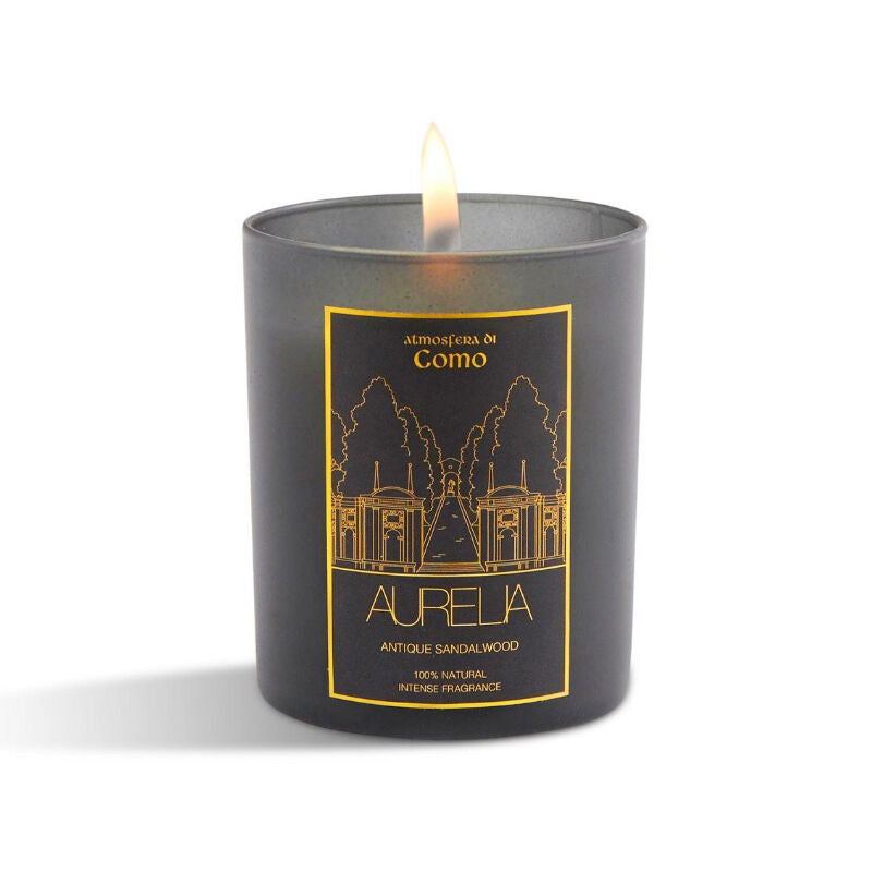 Aurelia Geneve Sandalwood Scented Candle Warm Home Aroma 180g