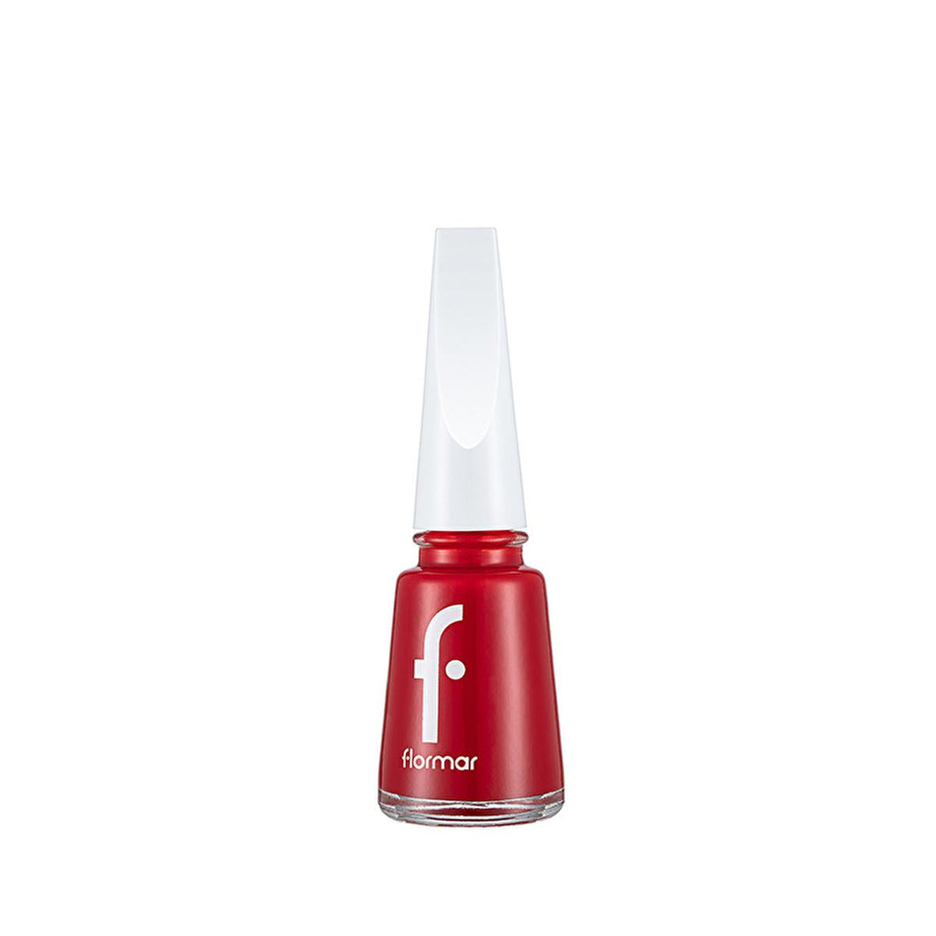 Flormar Nail Enamel - Long-Lasting, Nourishing Nail Polish with Magnesium & Calcium - Red Flag (321)