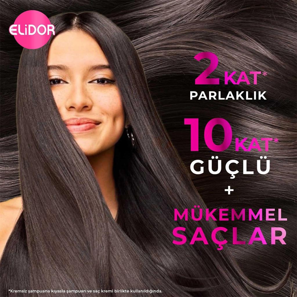 Elidor Superblend Strong & Shiny Shampoo with Collagen 500 ml