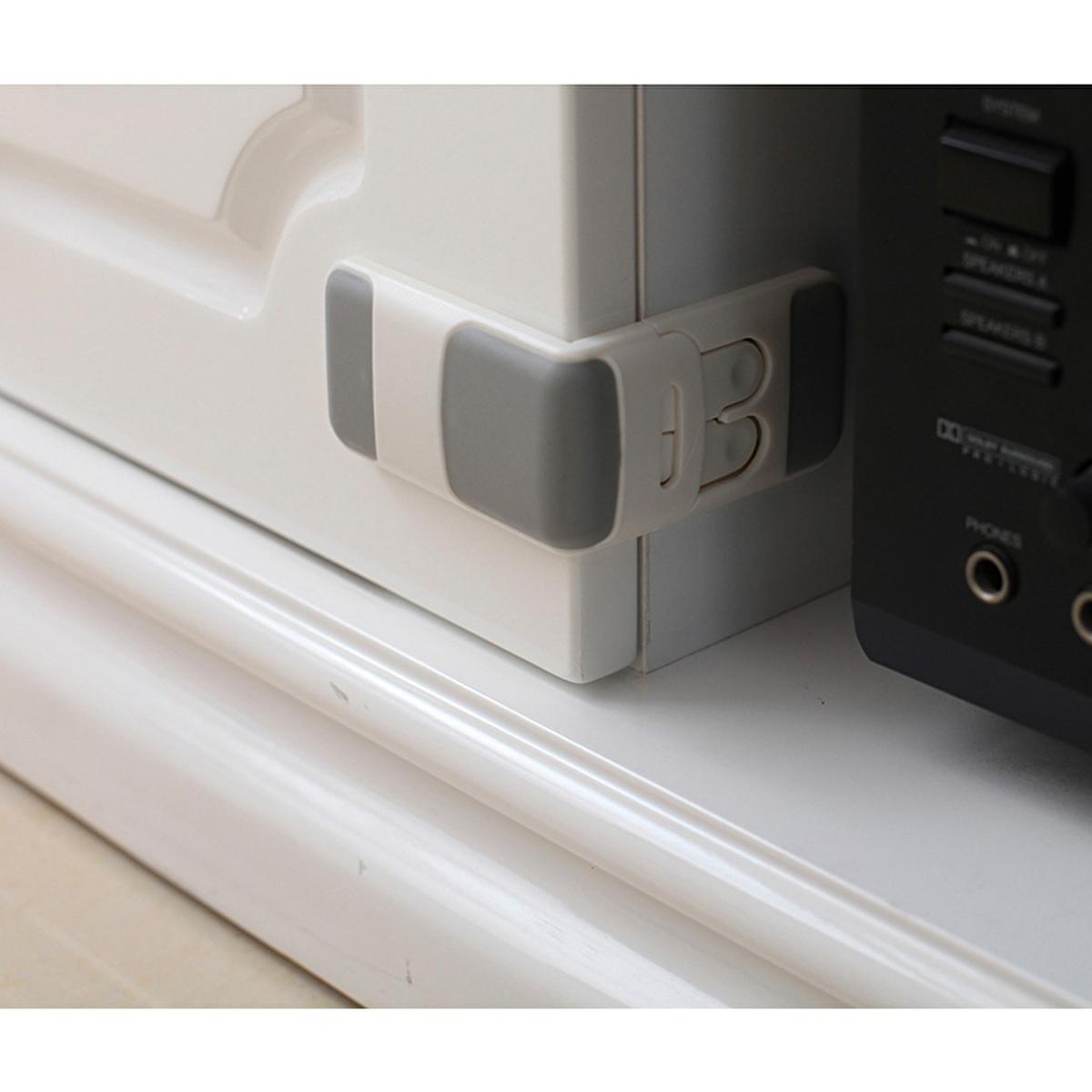 Miny Baby Safety Drawer Lock with Double Security Button - Childproof Solution for Parents