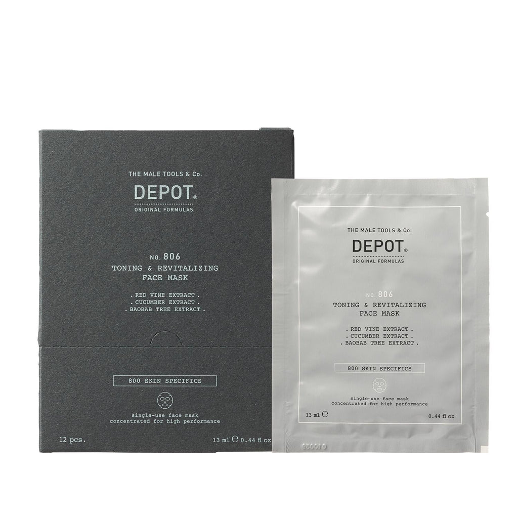 Depot No. 806 Toning & Revitalizing Face Mask 12x13 ml