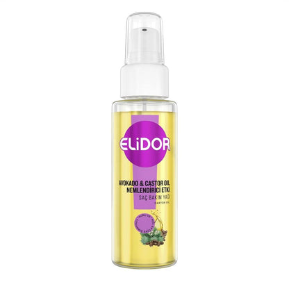 Elidor Avocado & Castor Oil Hydrating Hair Oil 80 ml