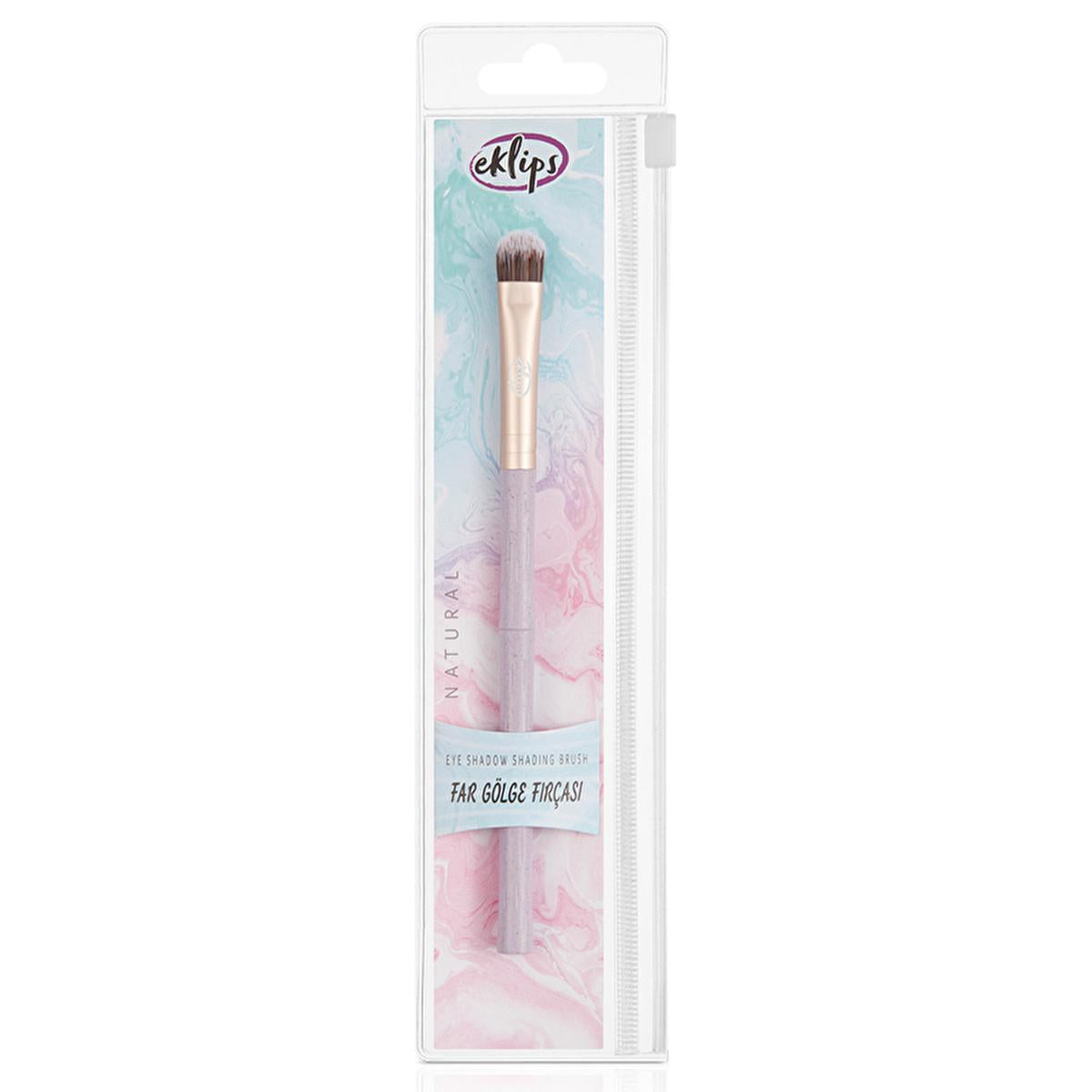 Eklips Natural Eyeshadow Brush: Soft Makeup Blending Brush for Flawless Eye Makeup Application - Gentle, Durable Bristles