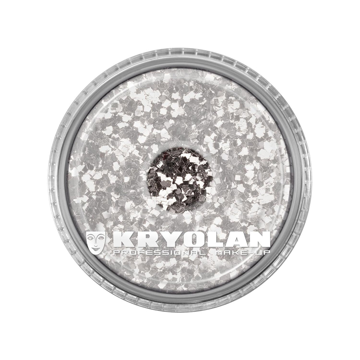 Kryolan Polyester Glimmer Coarse Silver Glitter 4 g