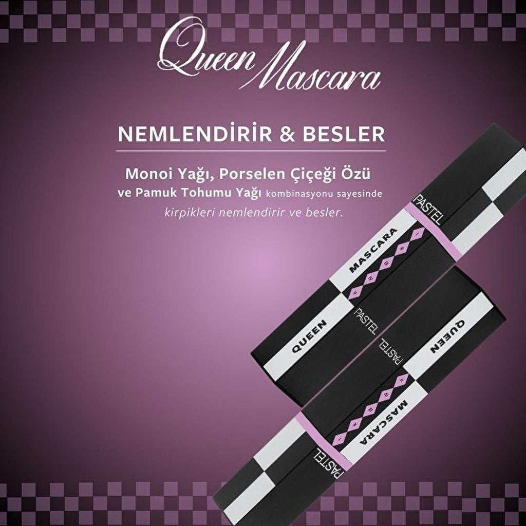 Pastel Queen Long-Lasting, Nourishing Mascara for Volumized & Lifted Lashes