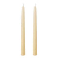 Mistique Cream Candlestick Candles Set of 2 - Elegant Decorative Table Candles for Ambient Lighting & Home Decor