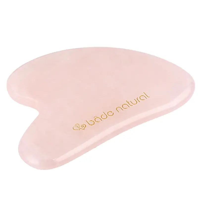 Bade Natural Rose Quartz Gua Sha Facial Massage Stone