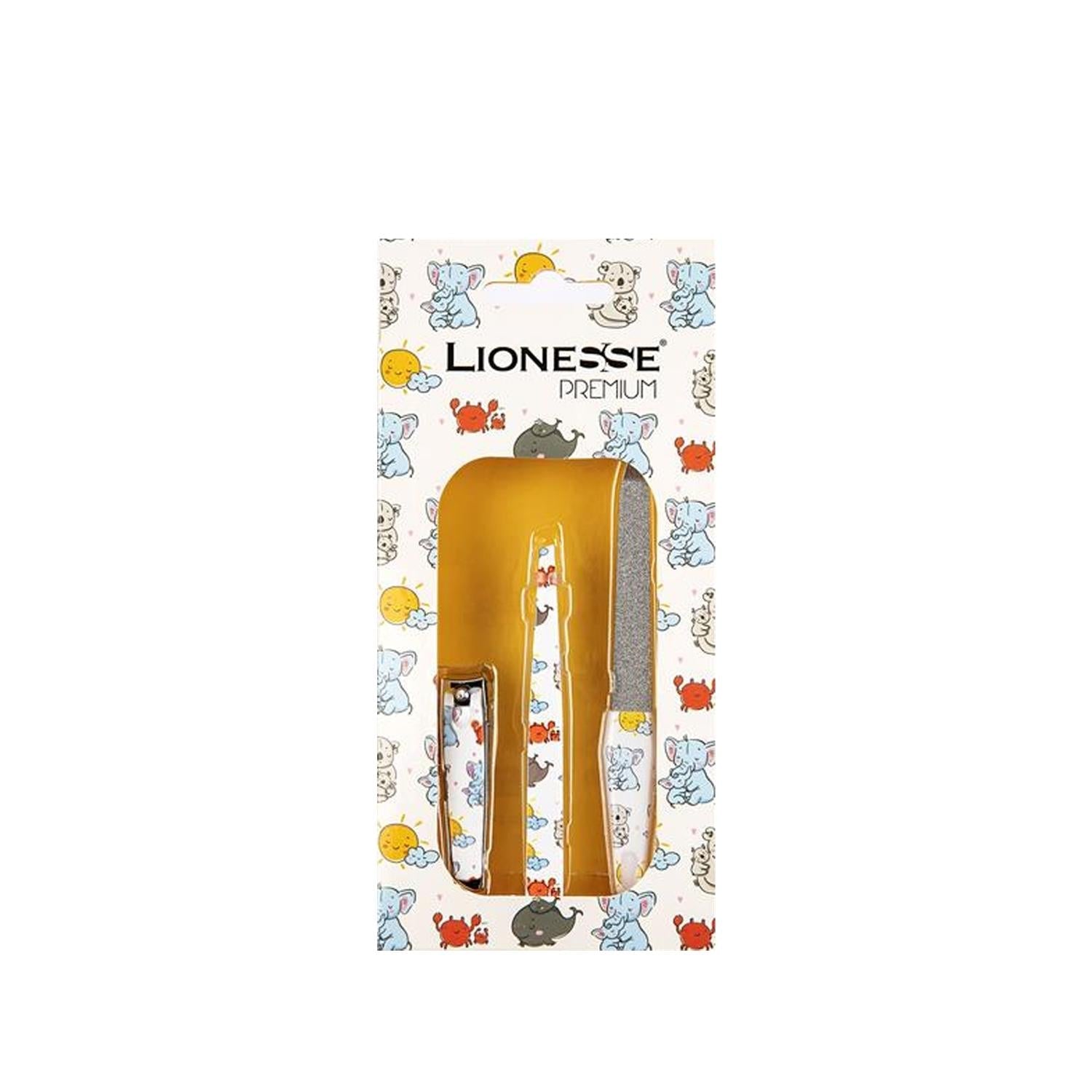 Lionesse Nail Care Set 126 - Comprehensive Grooming Tools for Professional At-Home Nail Care Experience