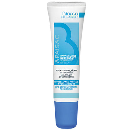 Apaisac Nourishing Lip Balm for Dry Lips 15 ml