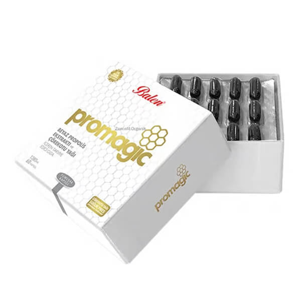 Balen Promagic White Propolis & Black Seed Oil Capsules 60 Count
