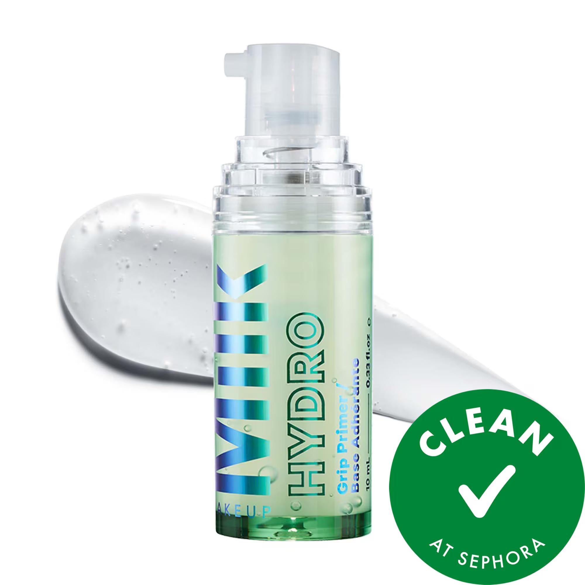 Mini Hydro Grip Hydrating Makeup Primer - Silicone-Free, Vegan, Long-Lasting Makeup Primer with Hyaluronic Acid + Niacinamide