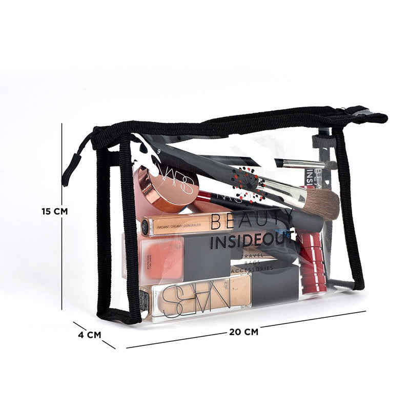 Beauty Insideout Small Transparent Makeup Bag 1 pc