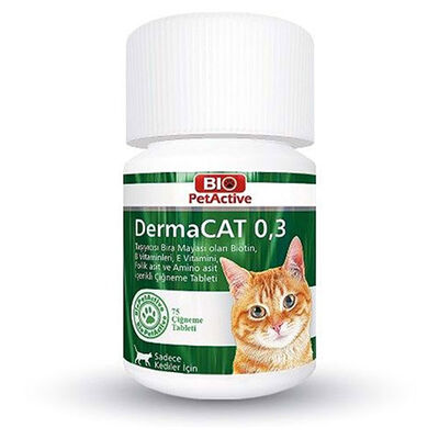 Bio PetActive DermaCAT Brewer's Yeast Skin & Coat Support 0.3g