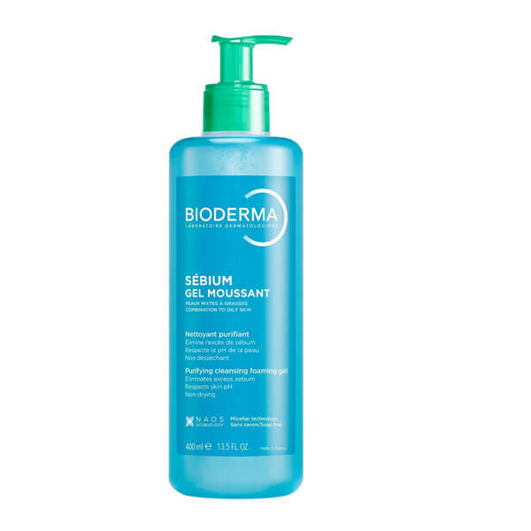 Bioderma Sebium Gel Moussant Purifying Cleanser 400ml
