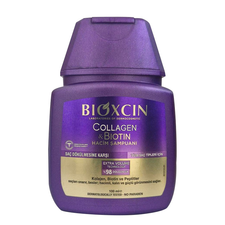 Bioxcin Collagen & Biotin Volumizing Shampoo 100ml