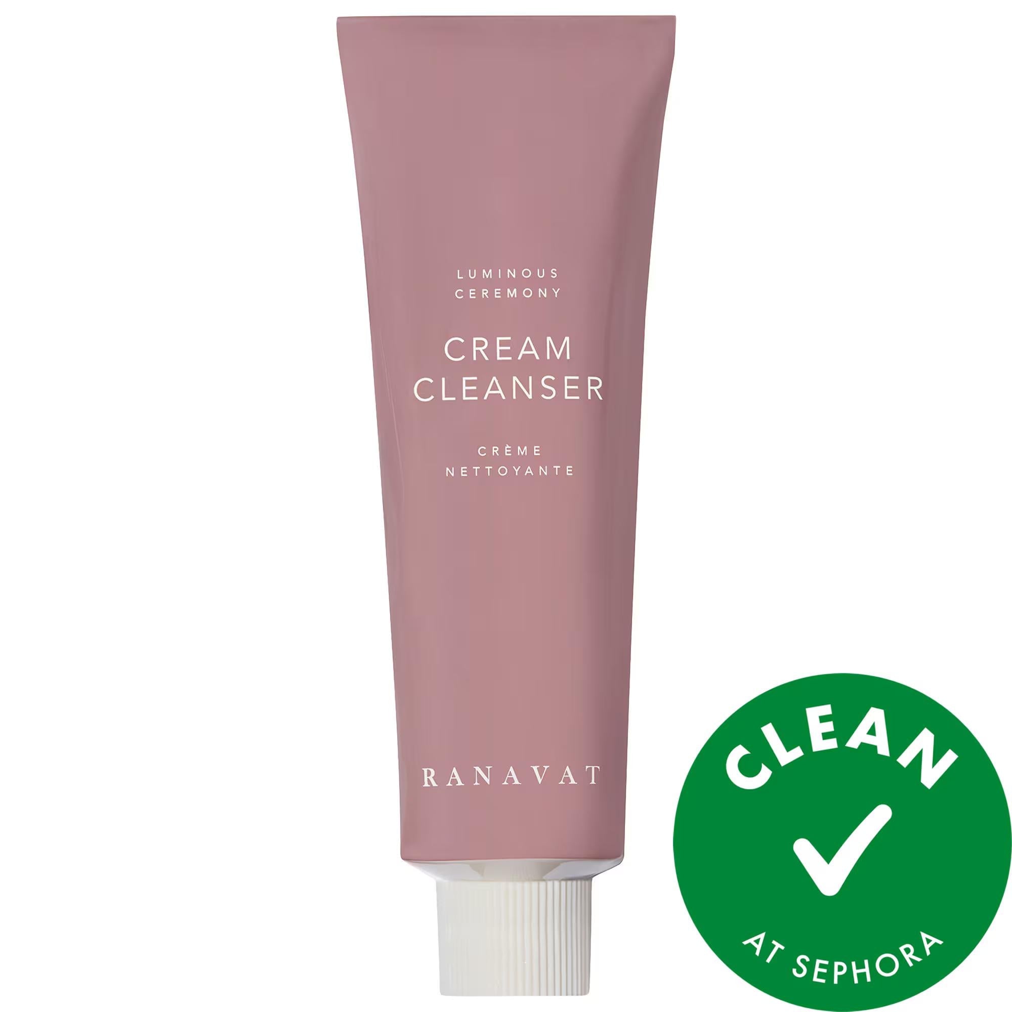 Luminous Ceremony Balancing Crème Cleanser: Gentle Makeup Removal & Hydrating Vegan Facial Cleanser for Blemish Control