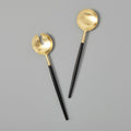 Black & Gold Serving Set