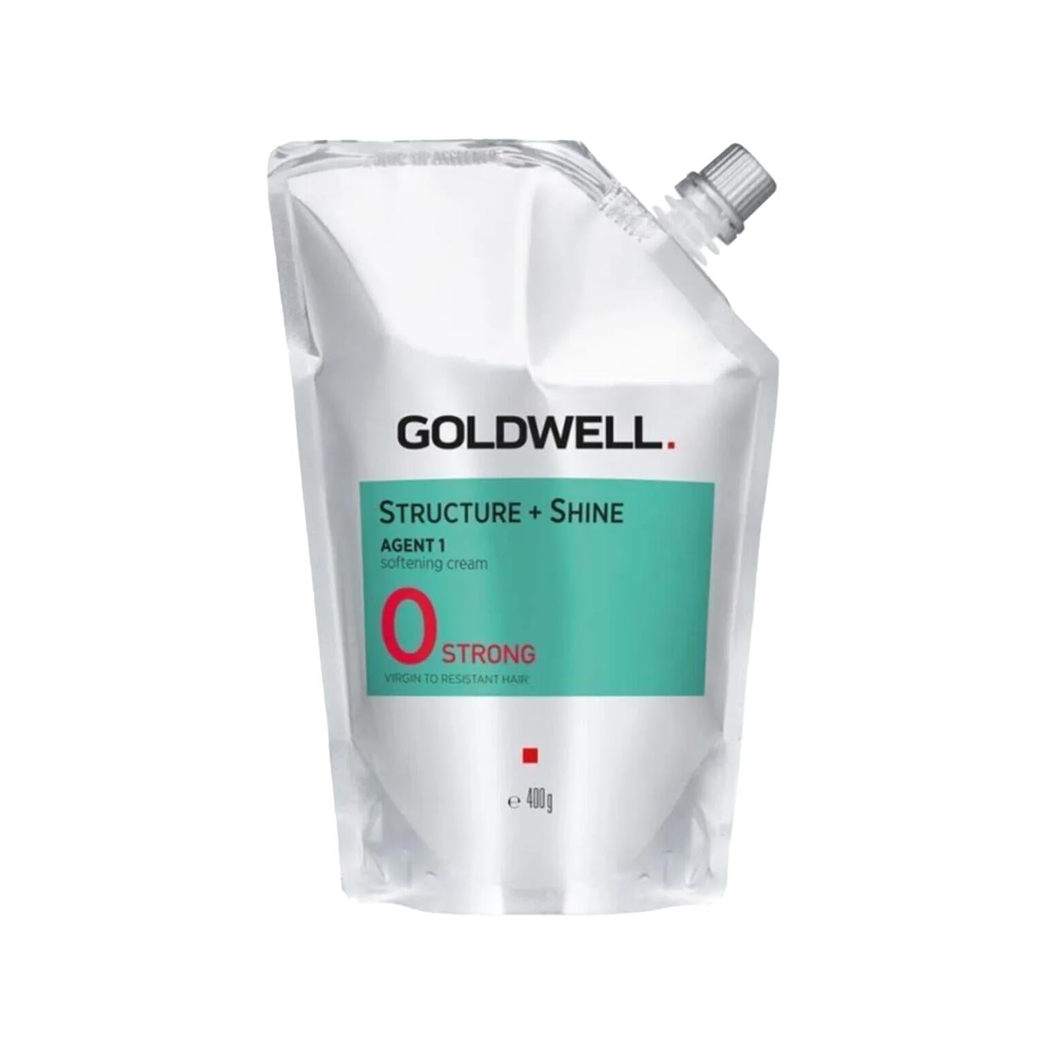Goldwell Structure + Shine Agent 1 Hair Conditioner for Damaged Hair - Moisturizing, Salon Grade, 400g