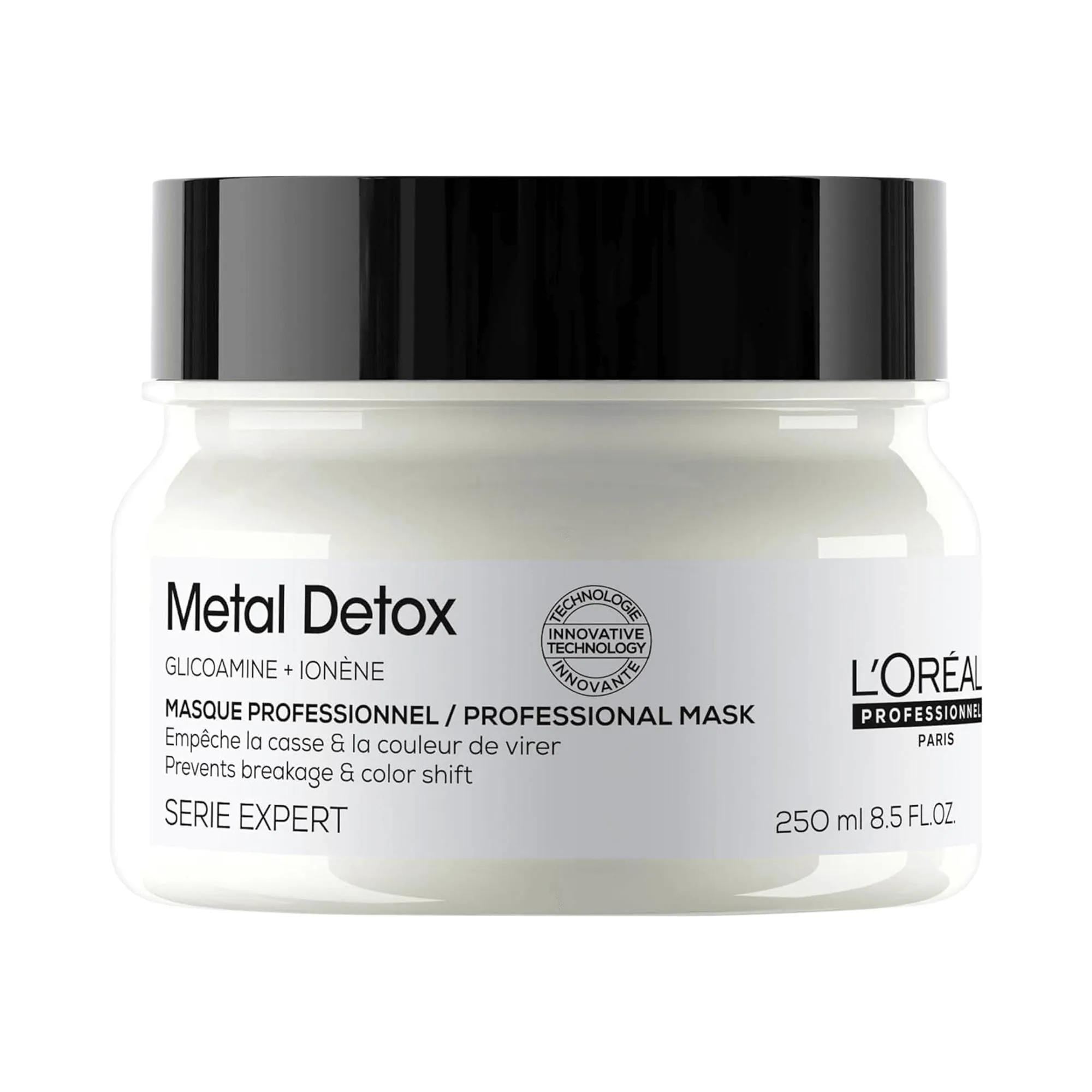Metal Detox: Anti-Breakage Hair Mask - Protect Color & Repair Damage | Hydrating Glicoamine Treatment for Soft, Strong Hair