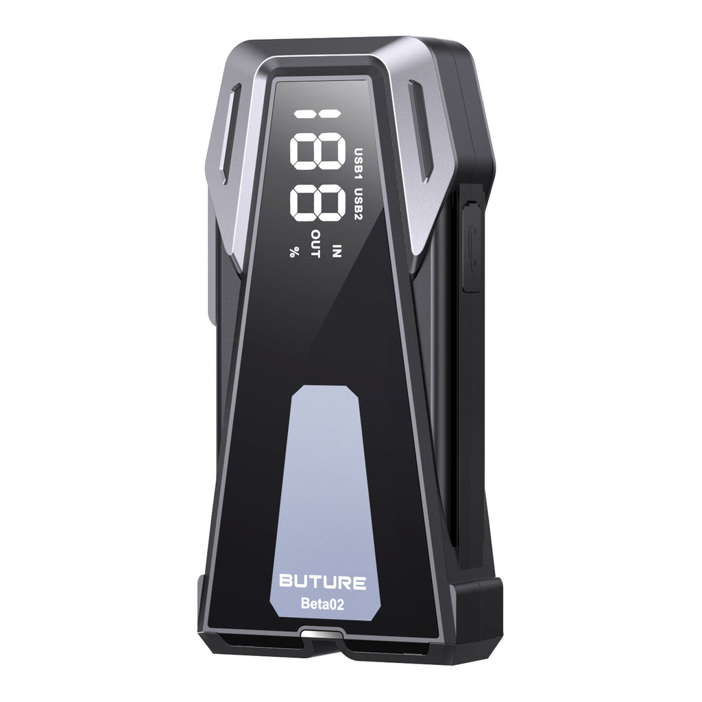 Buture Beta02 Car Jump Starter 2500A Peak丨21800mAh Power Bank, Lightweight Design