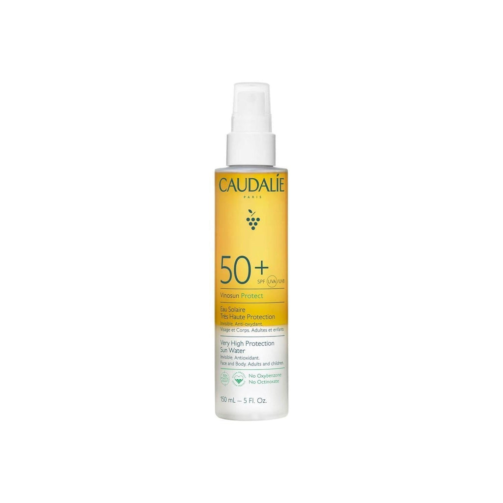 Caudalie Vinosun Protect SPF50 Sunscreen: High UVA/UVB Protection for Face, Body & Hair. Vegan, Antioxidant-Rich Formula