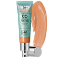 CC+ Cream Natural Matte Foundation with SPF 40 by CC Cream - Full Coverage, Non-Comedogenic, Vegan Makeup