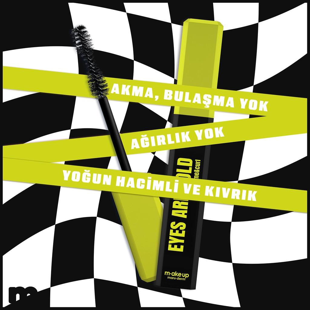 Maruderm Eyes Are Bold Mascara for Volume & Curl 10ml