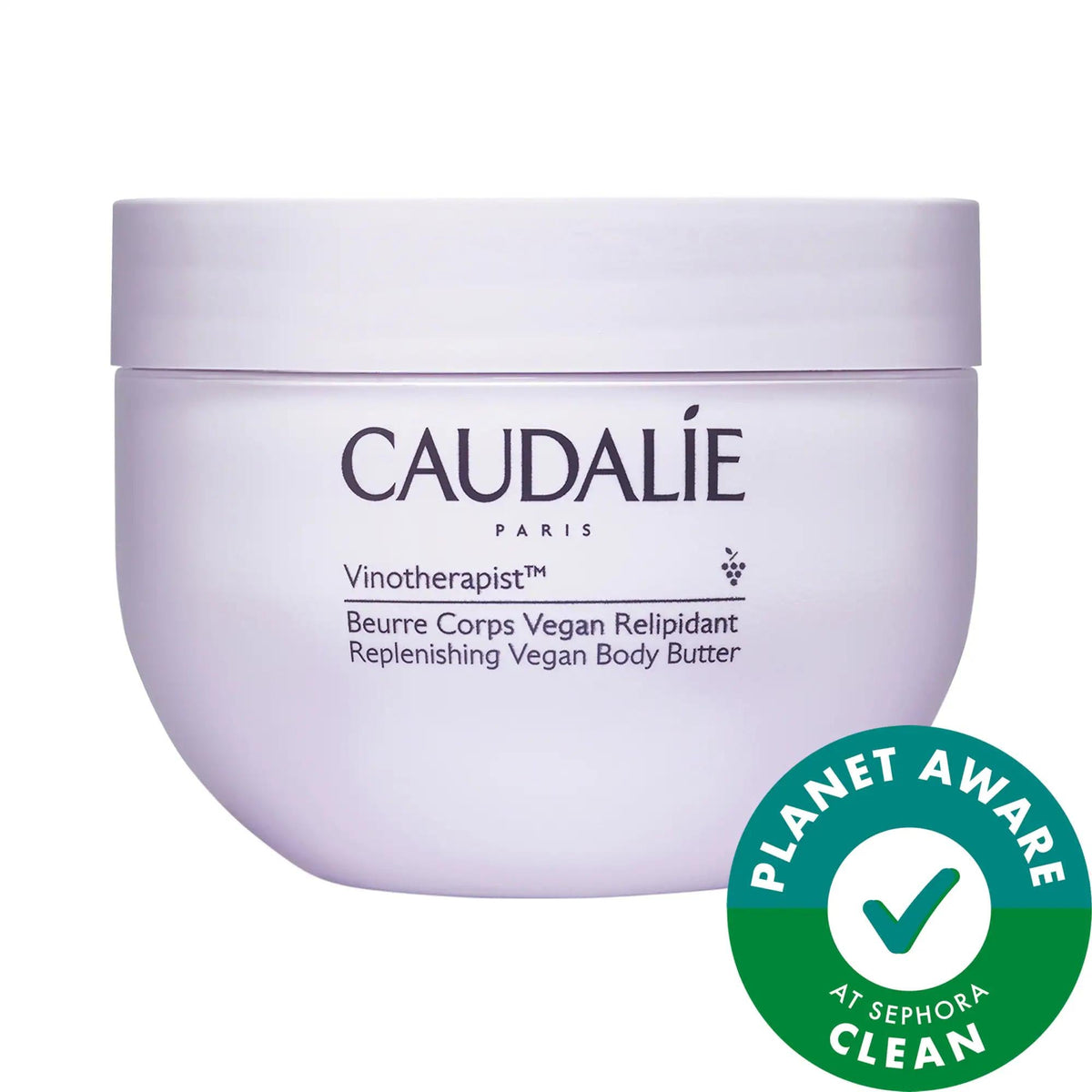 Caudalie Moisturizing Vegan Body Butter - Intensely Hydrates Dry, Distressed, Eczema-Prone Skin - Cruelty-Free & Sustainable