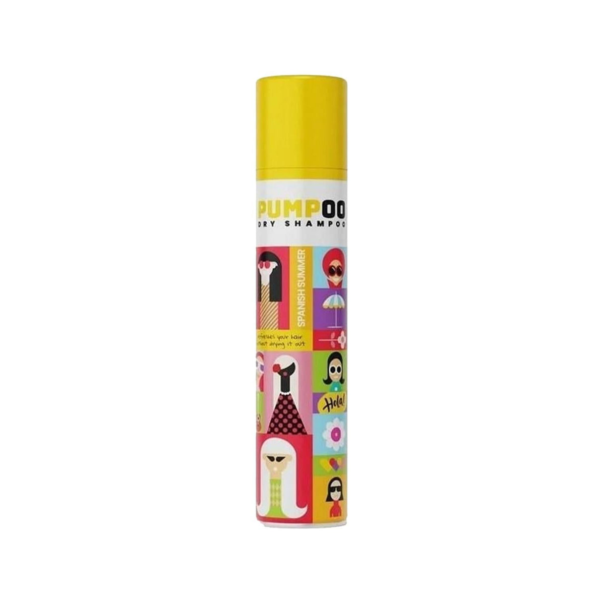 Pumpoo Spanish Summer Dry Shampoo 200ml - Refresh Hair Without Water