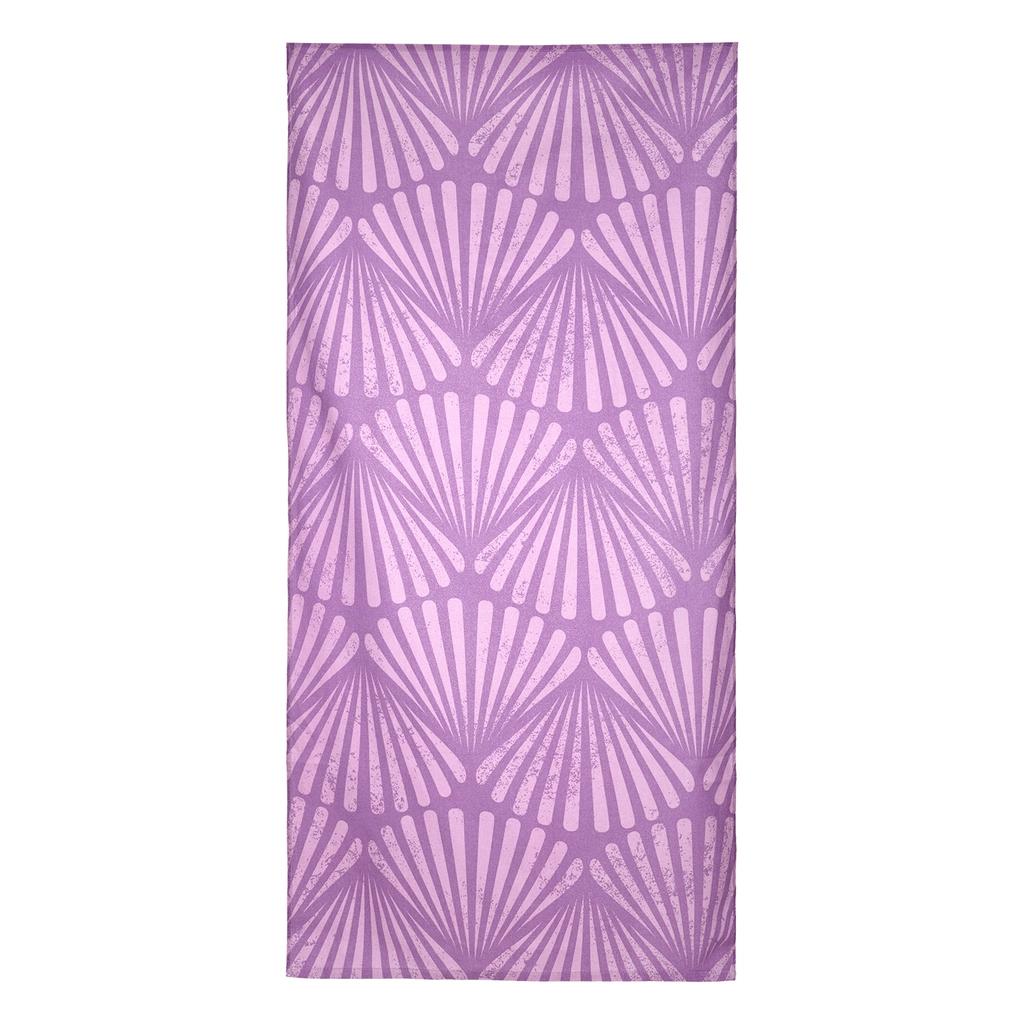 Eklips Seashell Pattern Purple Beach Towel