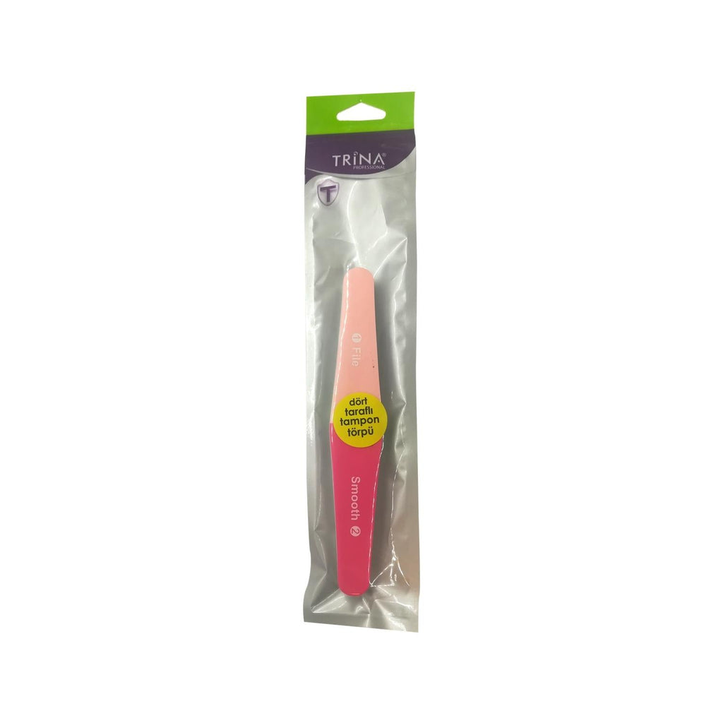 Trina Four-Sided Nail File Buffer TRNTIRTO0046 - Professional Nail Shaping & Smoothing Tool