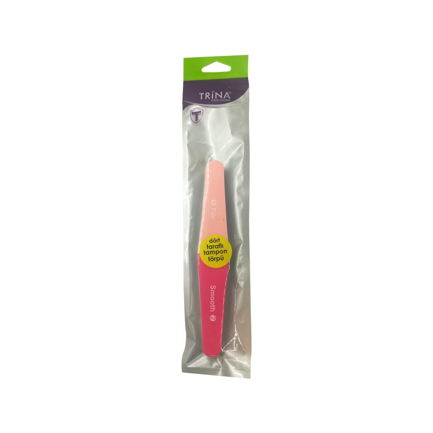 Trina Four-Sided Nail File Buffer TRNTIRTO0046 - Professional Nail Shaping & Smoothing Tool