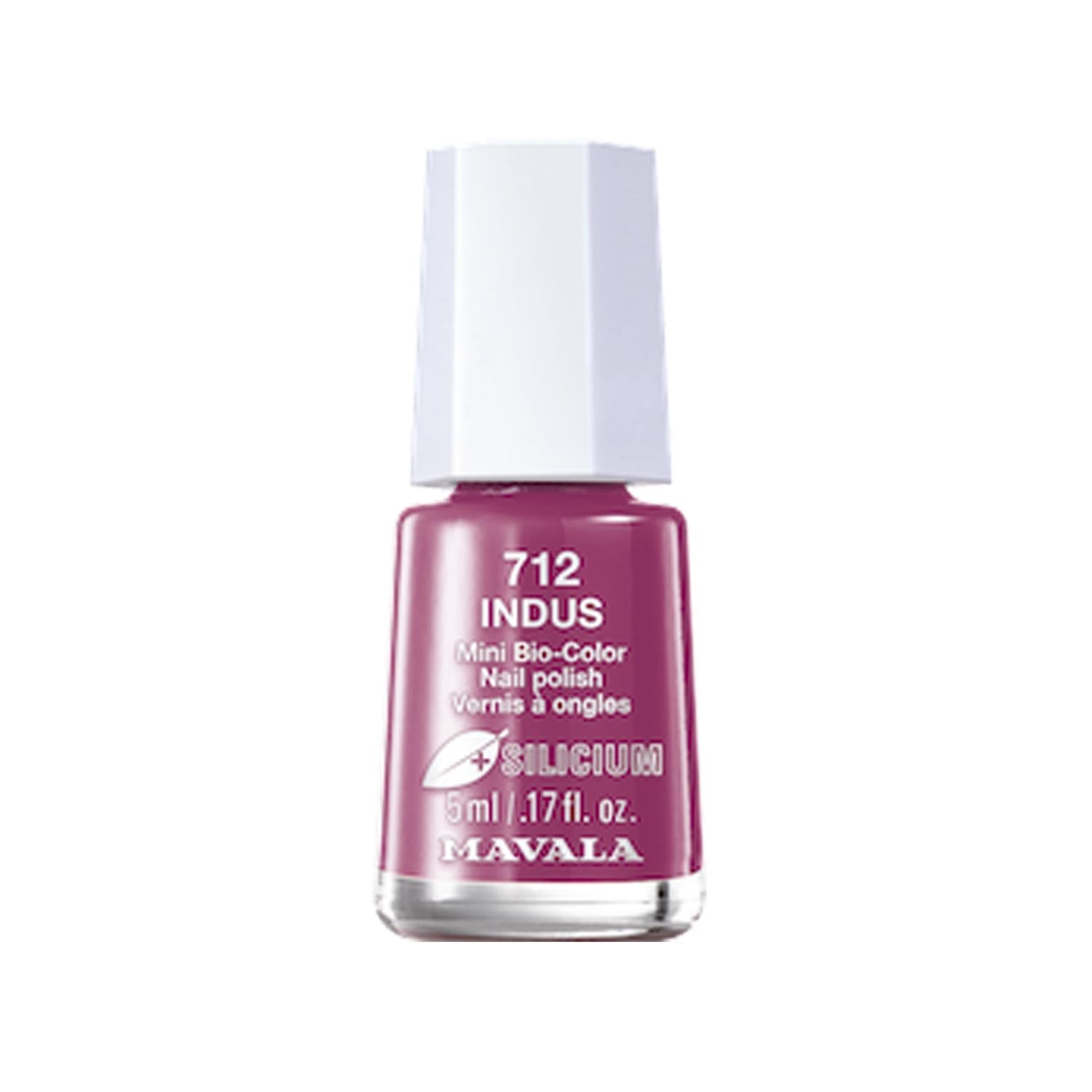 Mavala Mini Bio-Color Nail Polish - Silicium Indus 5ml - Portable Nail Care for Travel
