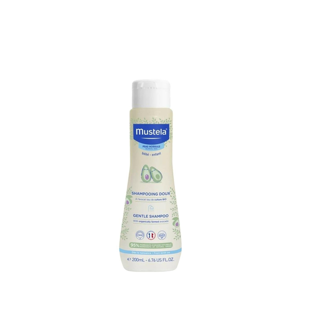 Mustela Gentle Shampoo Tear-Free Baby Wash 200 ml