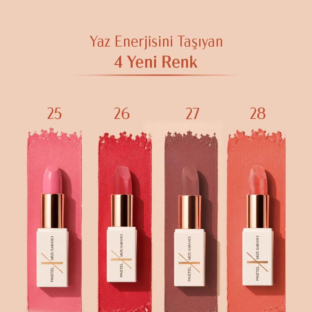 Pastel X Arzu Sabanci Lipstick 25 Bold Matte Color
