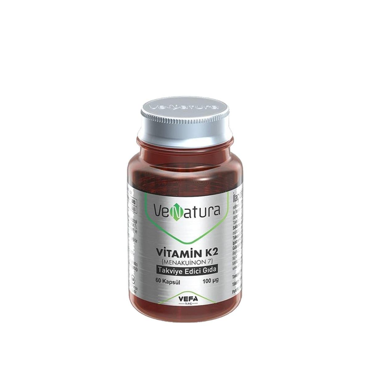 VeNatura Vitamin K2 Menaquinone-7 Daily Supplement 60 Capsules