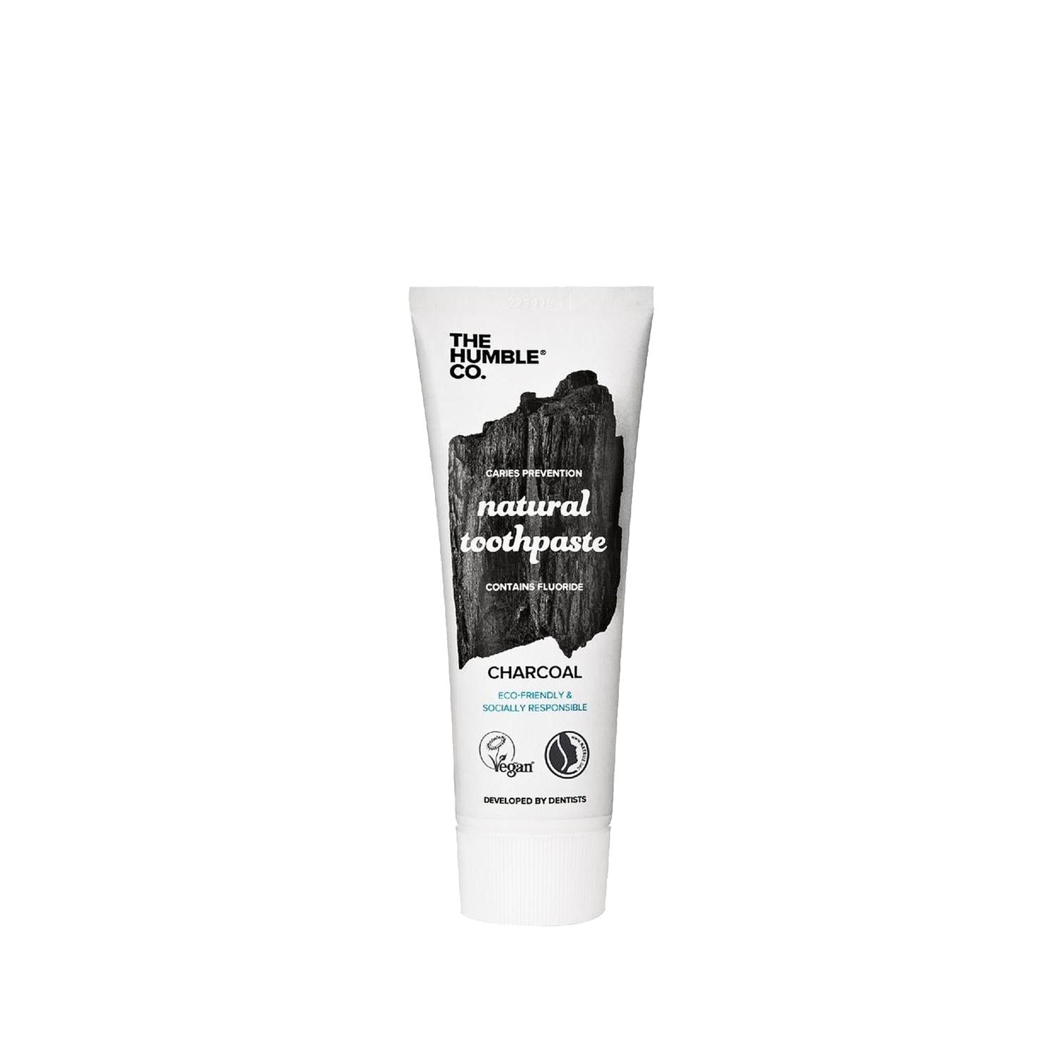 Humble Charcoal Toothpaste 75 ml - Natural Teeth Whitening
