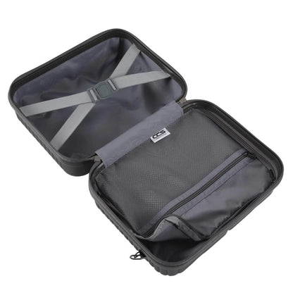 Ccs 5266 Makeup Bag Hard Shell Travel Case Charcoal