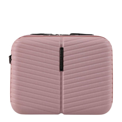 Ccs 5266 Hard Shell Makeup Bag in Powder Pink
