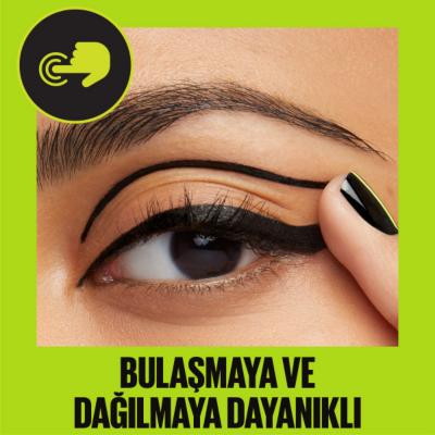 Maybelline New York Matte Black Tattoo Liner Ink Pen - Waterproof & Long Lasting Eyeliner for Precise Application