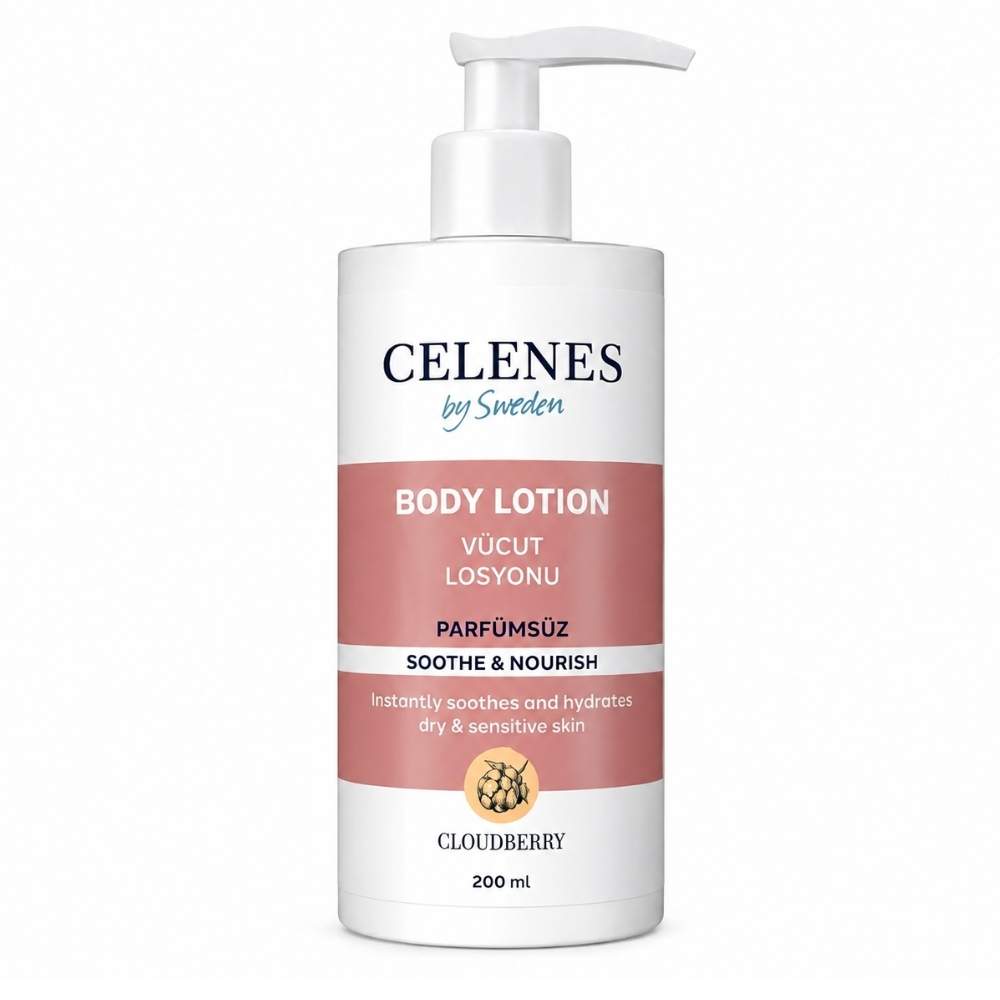 Celenes Cloudberry Body Lotion for Dry & Sensitive Skin 200 ml