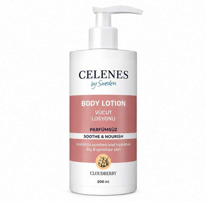 Celenes Cloudberry Body Lotion for Dry & Sensitive Skin 200 ml
