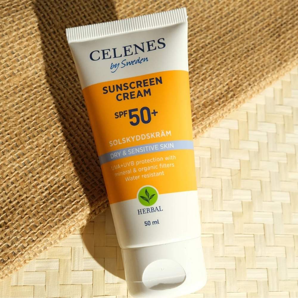 Celenes Herbal Dry & Sensitive Sunscreen SPF 50 50ml