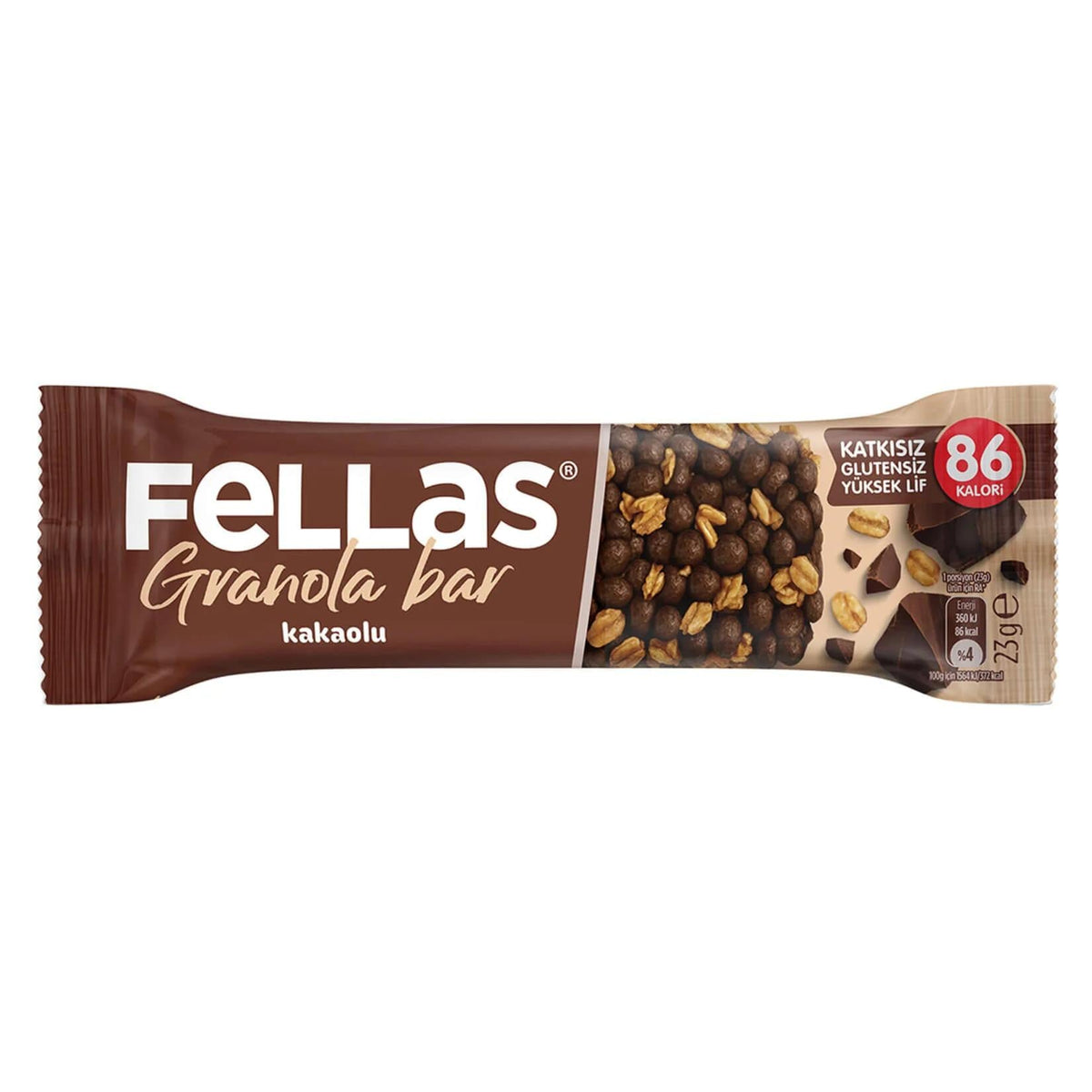 Fellas Cocoa Granola Bar Delicious Healthy Snack 23g