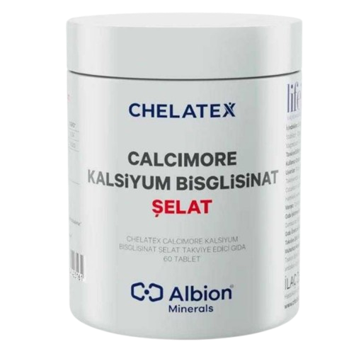 Chelatex Calcimore Calcium Bisglycinate Supplement 60 Capsules